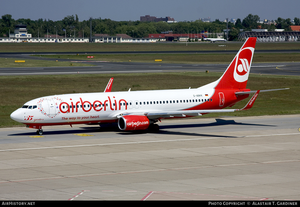 Aircraft Photo of D-ABKK | Boeing 737-86J | Air Berlin | AirHistory.net #70050