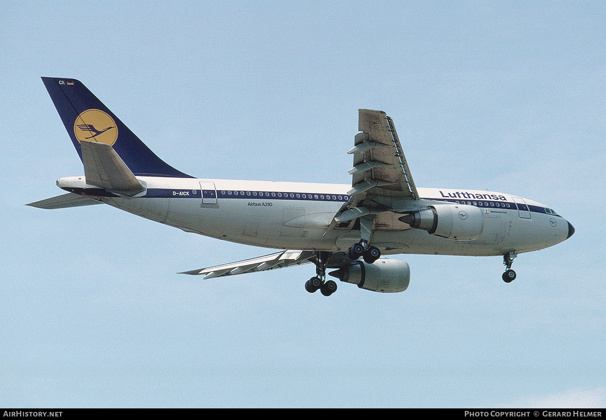 Aircraft Photo of D-AICK | Airbus A310-203 | Lufthansa | AirHistory.net #70069