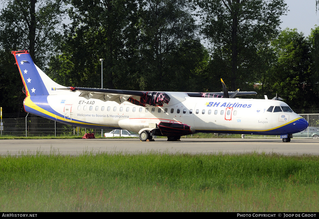 Aircraft Photo of E7-AAD | ATR ATR-72-212 | B & H Airlines | AirHistory.net #70072
