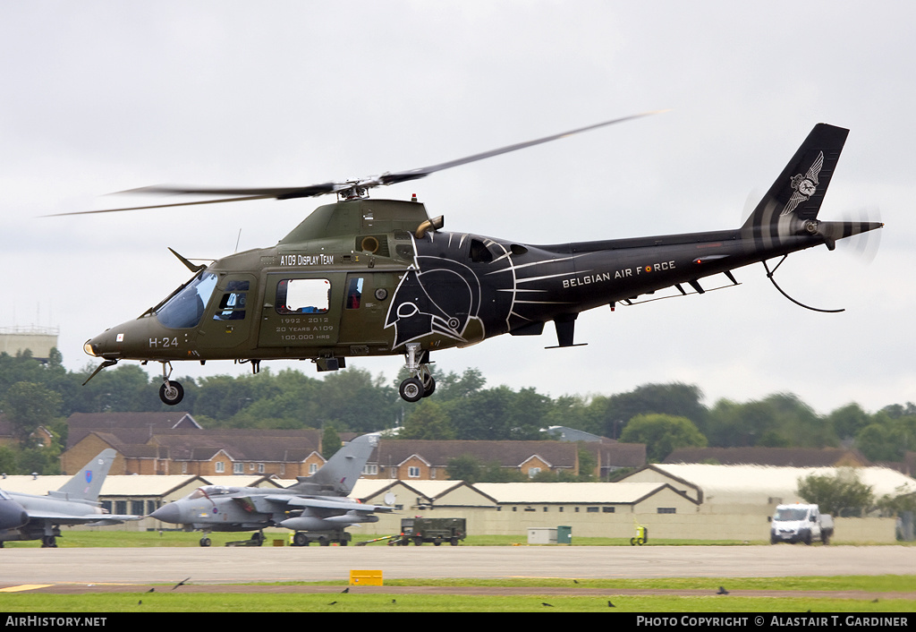 Aircraft Photo of H24 | Agusta A-109HO (A-109BA) | Belgium - Air Force | AirHistory.net #70087