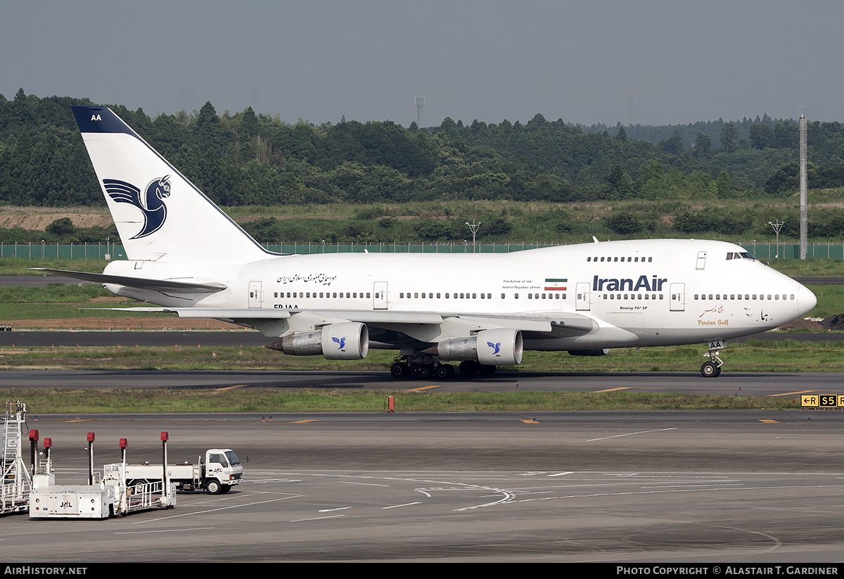 Aircraft Photo of EP-IAA | Boeing 747SP-86 | Iran Air | AirHistory.net #70090