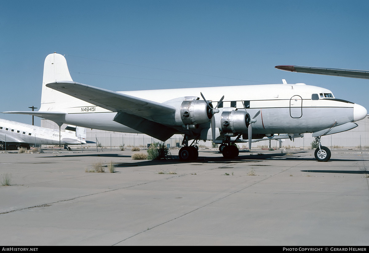 Aircraft Photo of N49451 | Douglas C-54D Skymaster | AirHistory.net #70099