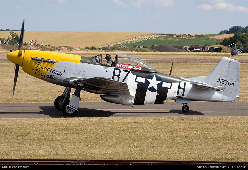 Aircraft Photo of G-BTCD / 413704 | North American P-51D Mustang | USA - Air Force | AirHistory.net #70121