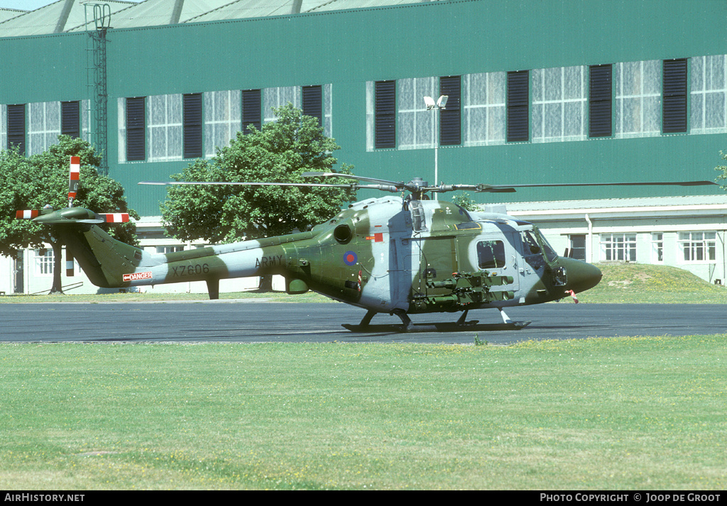 Aircraft Photo of XZ606 | Westland WG-13 Lynx AH7 | UK - Army | AirHistory.net #70125