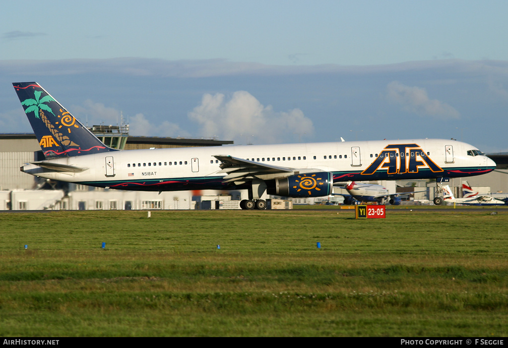 Aircraft Photo of N518AT | Boeing 757-23N | ATA Airlines - American Trans Air | AirHistory.net #70128