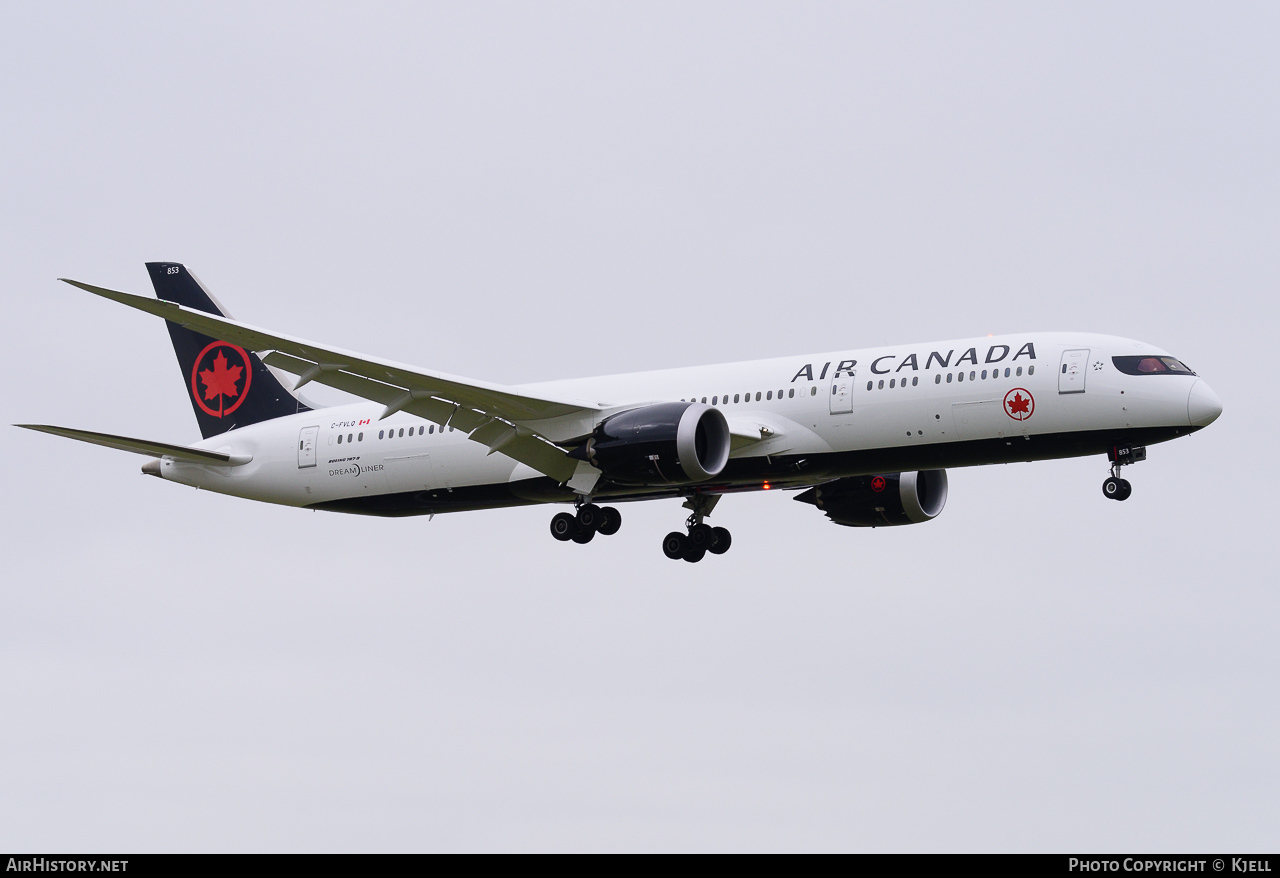 Aircraft Photo of C-FVLQ | Boeing 787-9 Dreamliner | Air Canada | AirHistory.net #70135