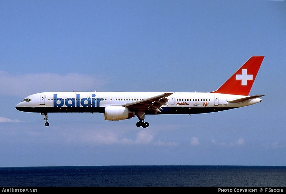 Aircraft Photo of HB-IHS | Boeing 757-2G5 | Balair | AirHistory.net #70137