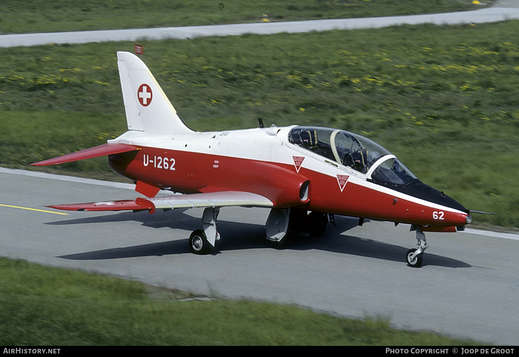 Aircraft Photo of U-1262 | British Aerospace Hawk 66 | Switzerland - Air Force | AirHistory.net #70144