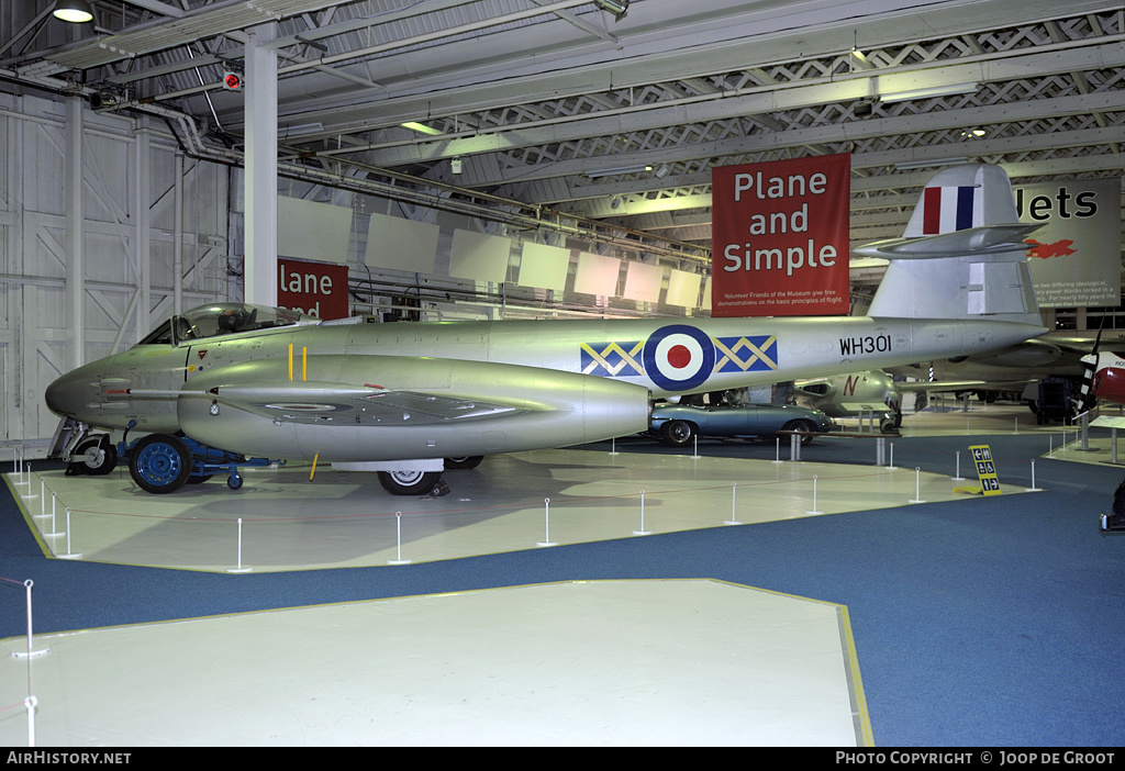 Aircraft Photo of WH301 | Gloster Meteor F8 | UK - Air Force | AirHistory.net #70167