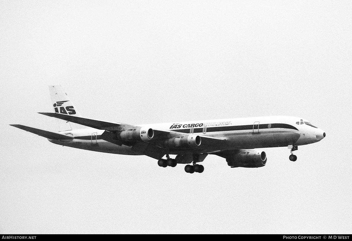 Aircraft Photo of G-BDDE | Douglas DC-8-54CF Jet Trader | IAS Cargo Airlines - International Aviation Services | AirHistory.net #70169