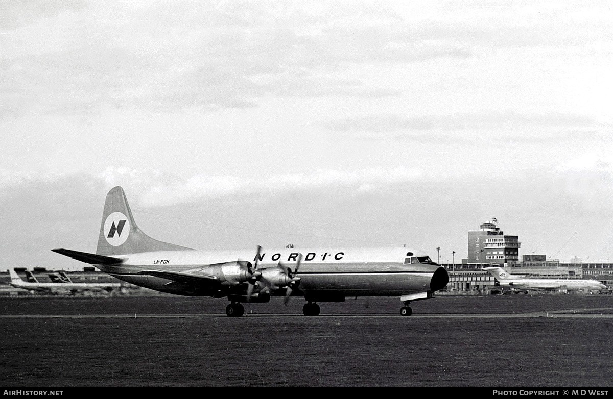 Aircraft Photo of LN-FOH | Lockheed L-188A(F) Electra | Nordic Air | AirHistory.net #70174