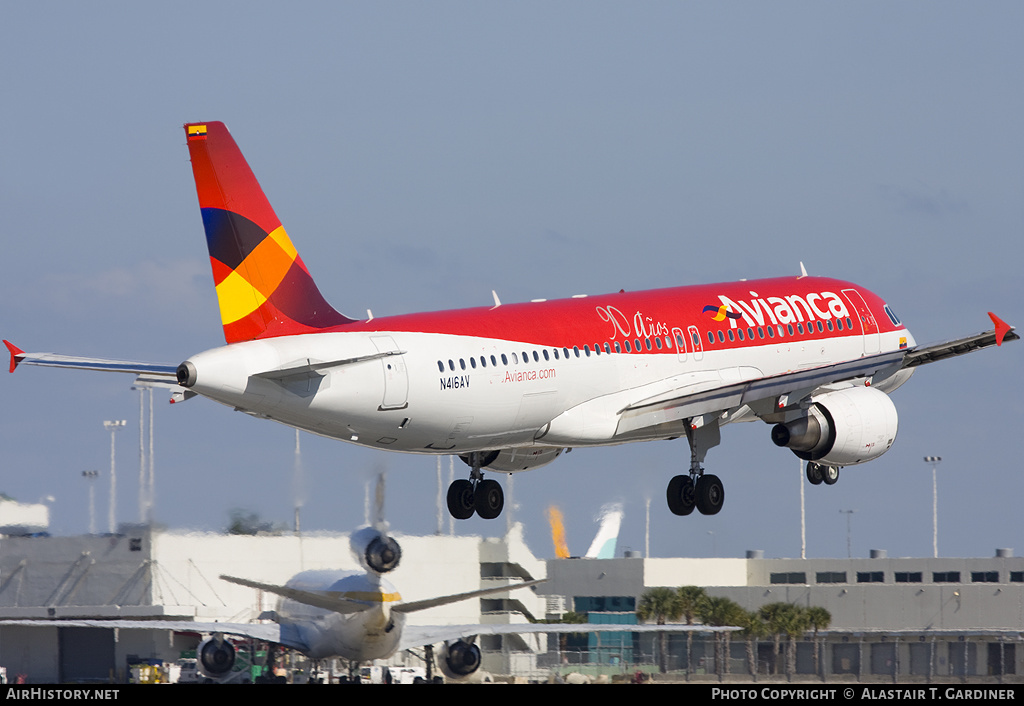 Aircraft Photo of N416AV | Airbus A320-214 | Avianca | AirHistory.net #70184