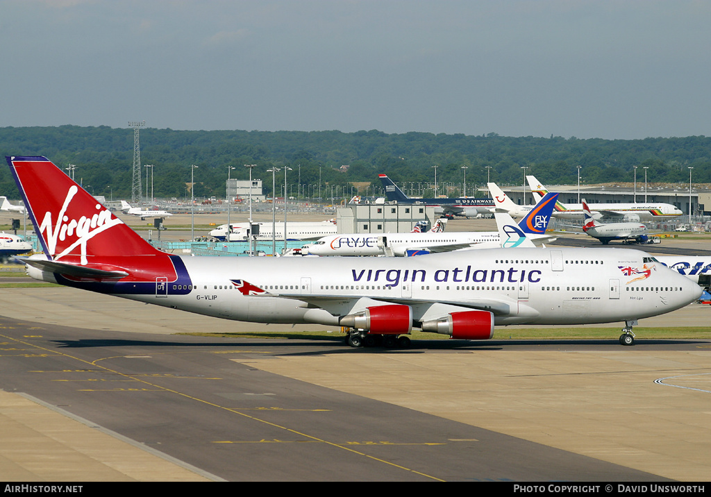 Aircraft Photo of G-VLIP | Boeing 747-443 | Virgin Atlantic Airways | AirHistory.net #70194