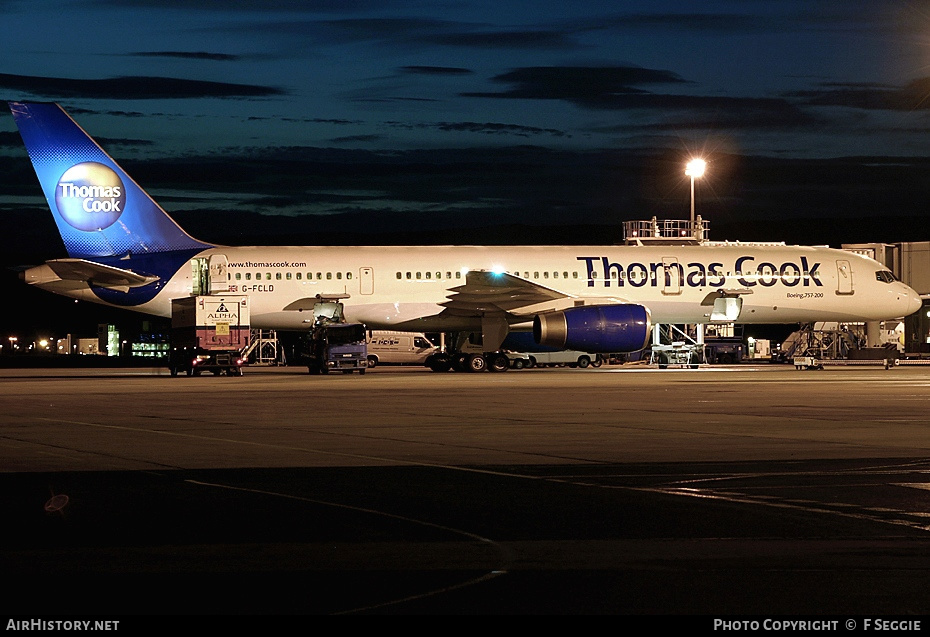 Aircraft Photo of G-FCLD | Boeing 757-25F | Thomas Cook Airlines | AirHistory.net #70223