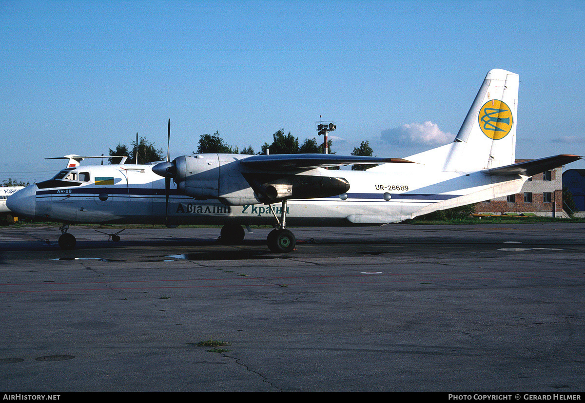 Aircraft Photo of UR-26689 | Antonov An-26B | Air Ukraine | AirHistory.net #70228