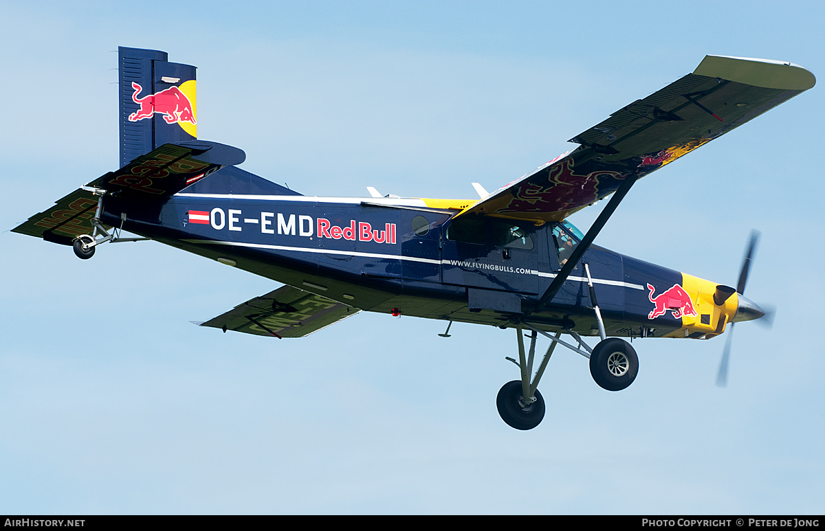 Aircraft Photo of OE-EMD | Pilatus PC-6/B2-H4 Turbo Porter | Red Bull | AirHistory.net #70231