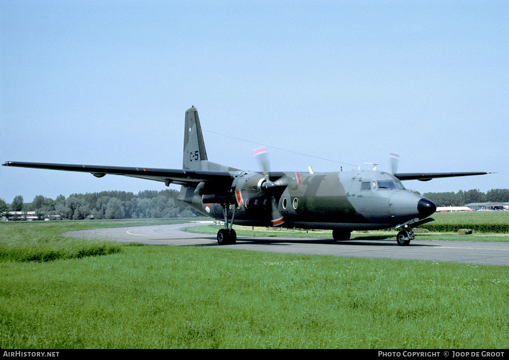 Aircraft Photo of C-5 | Fokker F27-300M Troopship | Netherlands - Air Force | AirHistory.net #70251