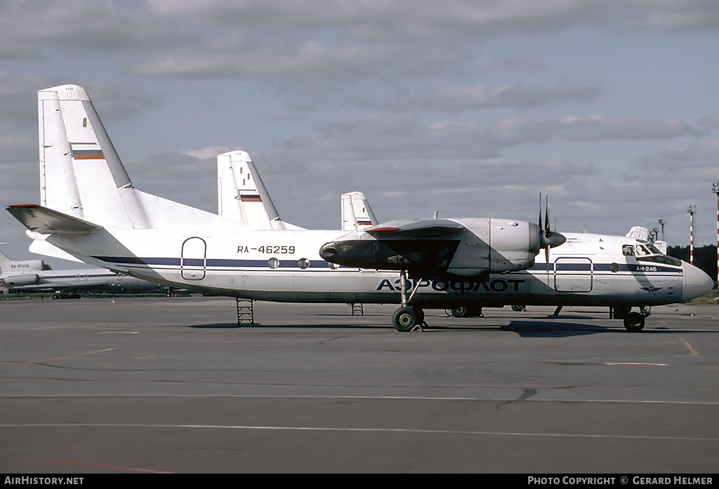 Aircraft Photo of RA-46259 | Antonov An-24B | Aeroflot | AirHistory.net #70264