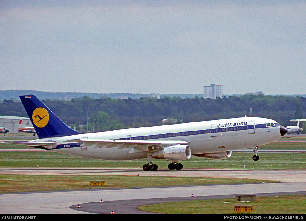 Aircraft Photo of D-AIAD | Airbus A300B2-1C | Lufthansa | AirHistory.net #70272