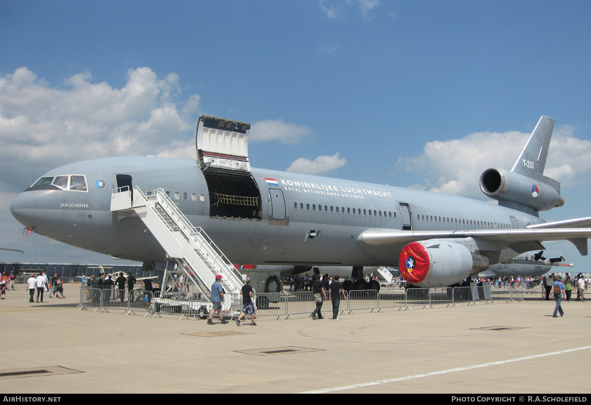 Aircraft Photo of T-235 | McDonnell Douglas KDC-10-30CF | Netherlands - Air Force | AirHistory.net #70285