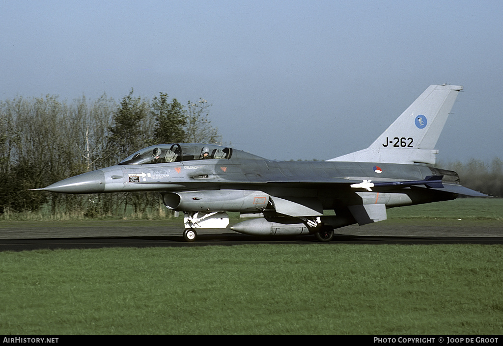 Aircraft Photo of J-262 | General Dynamics F-16B Fighting Falcon | Netherlands - Air Force | AirHistory.net #70286