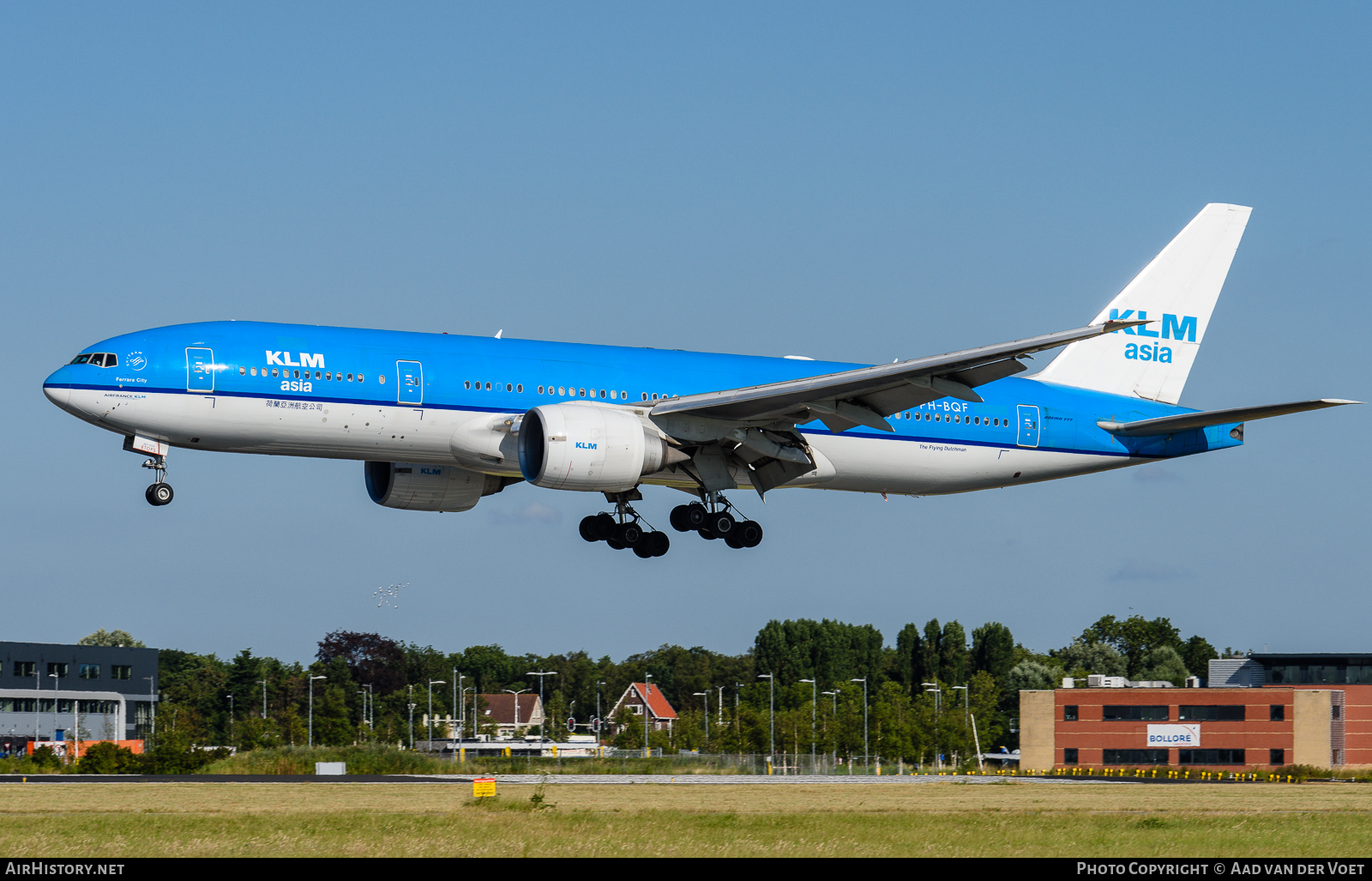 Aircraft Photo of PH-BQF | Boeing 777-206/ER | KLM Asia | AirHistory.net #70293