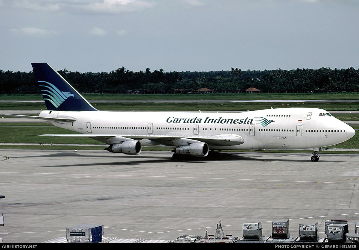 Aircraft Photo of C-GNXH | Boeing 747-129(M) | Garuda Indonesia | AirHistory.net #70295