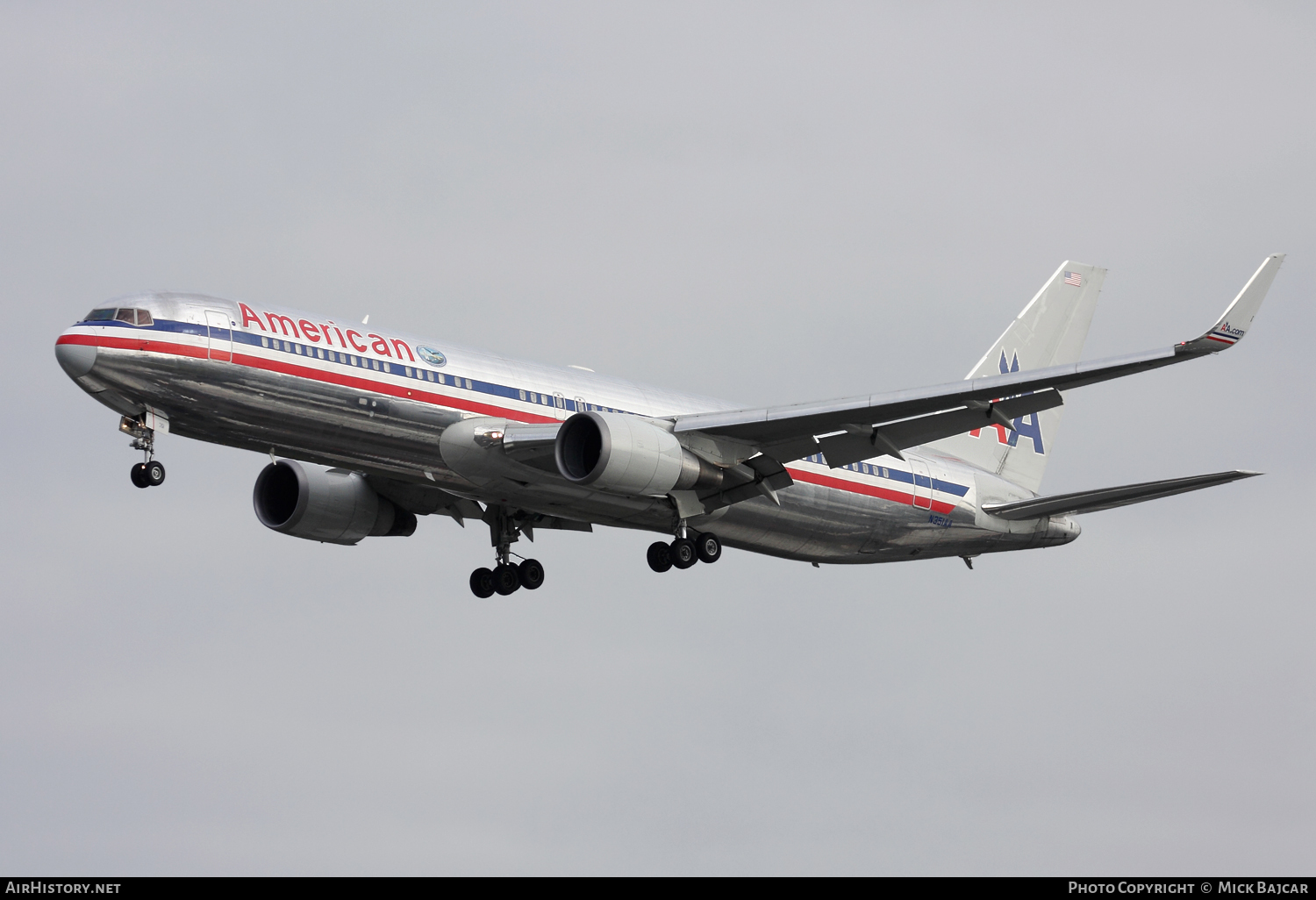 Aircraft Photo of N351AA | Boeing 767-323/ER | American Airlines | AirHistory.net #70311