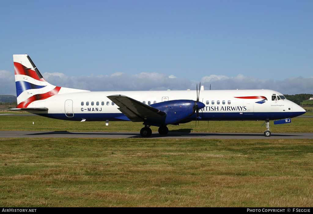 Aircraft Photo of G-MANJ | British Aerospace ATP | British Airways | AirHistory.net #70327