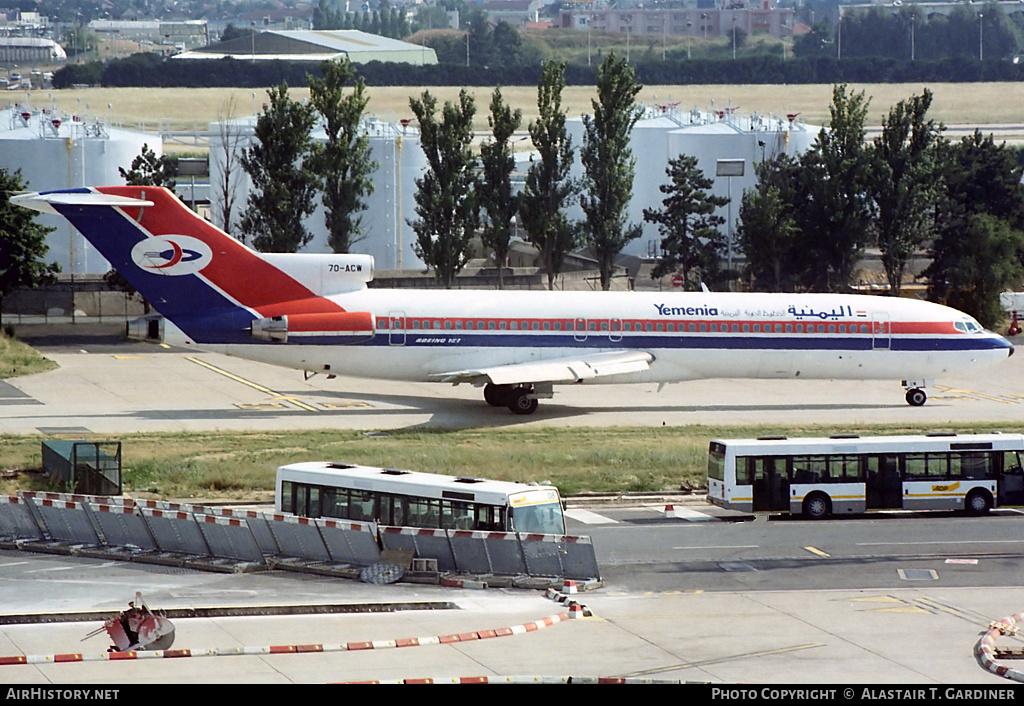 Aircraft Photo of 7O-ACW | Boeing 727-2N8/Adv | Yemenia - Yemen Airways | AirHistory.net #70331