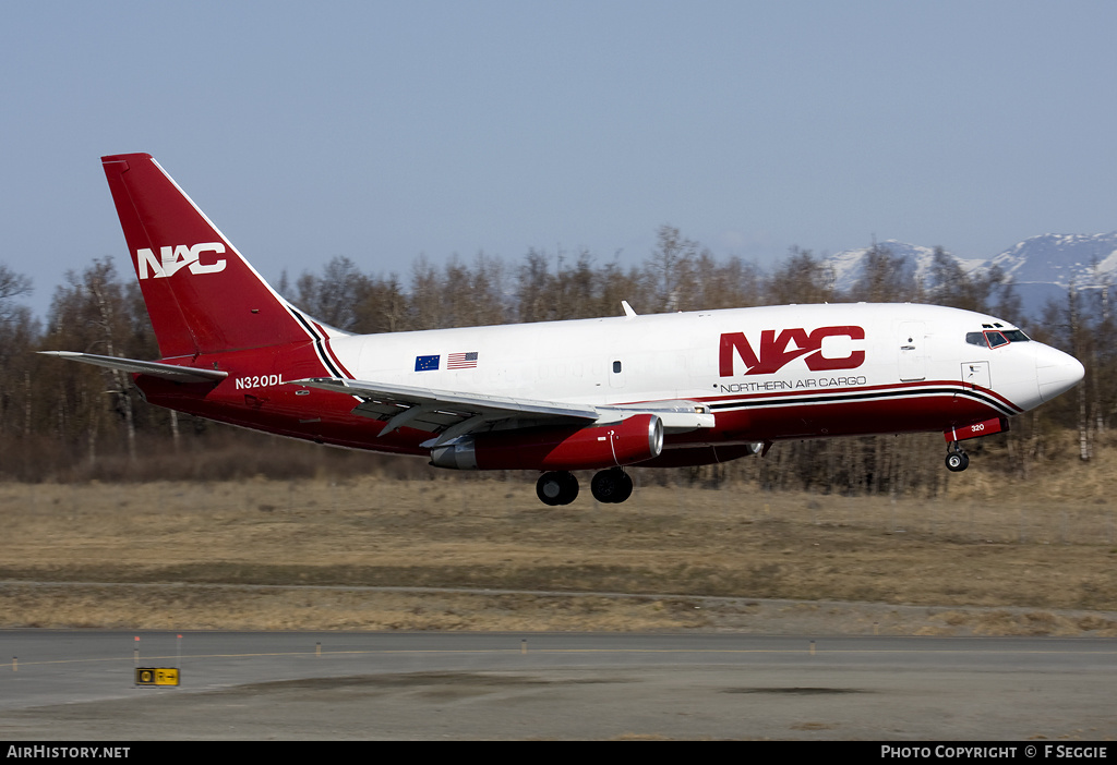 Aircraft Photo of N320DL | Boeing 737-232/Adv(F) | Northern Air Cargo - NAC | AirHistory.net #70332