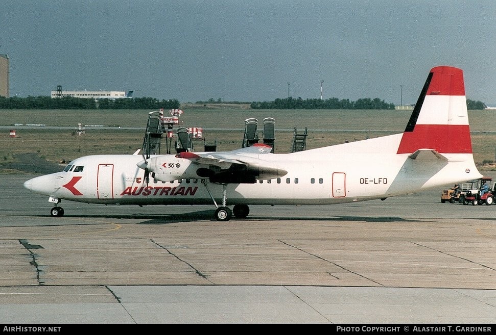 Aircraft Photo of OE-LFD | Fokker 50 | Austrian Airlines | AirHistory.net #70363
