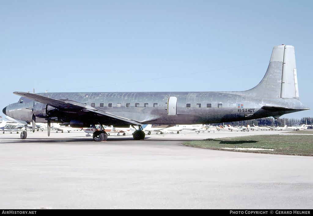 Aircraft Photo of HI-524CT | Douglas DC-7C | TRADO - Transporte Aereo Dominicano | AirHistory.net #70364