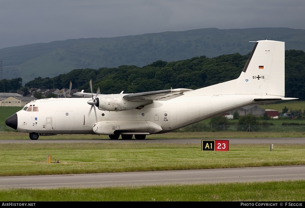 Aircraft Photo of 5115 | Transall C-160D | Germany - Air Force | AirHistory.net #70377