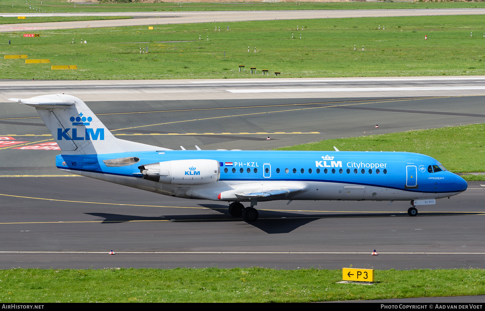 Aircraft Photo of PH-KZL | Fokker 70 (F28-0070) | KLM Cityhopper | AirHistory.net #70380