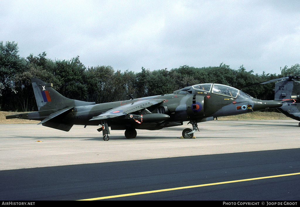Aircraft Photo of XW271 | Hawker Siddeley Harrier T4 | UK - Air Force | AirHistory.net #70419