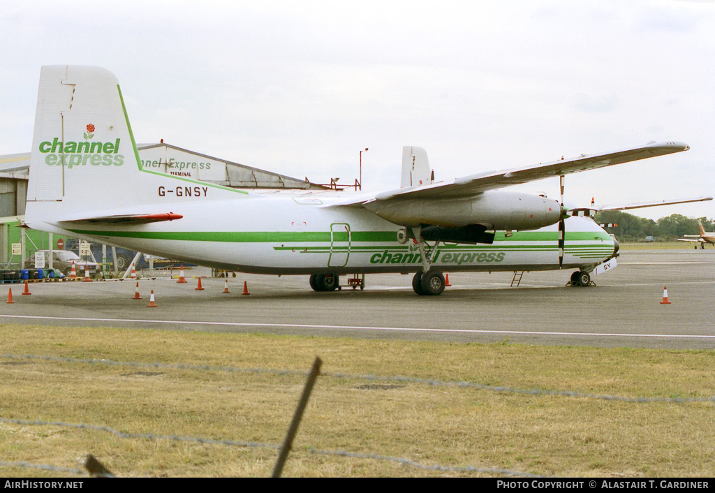 Aircraft Photo of G-GNSY | Handley Page HPR-7 Herald 209 | Channel Express | AirHistory.net #70444