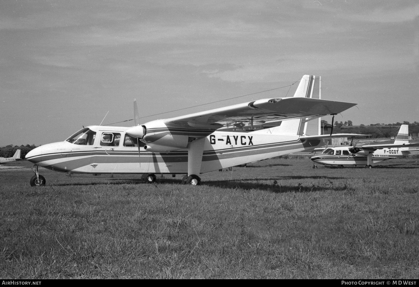 Aircraft Photo of G-AYCX | Britten-Norman BN-2A Islander | AirHistory.net #70450