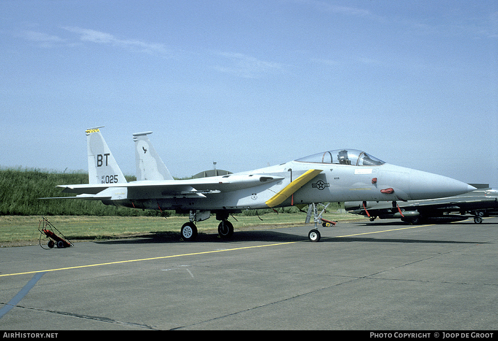 Aircraft Photo of 84-0025 / AF84-025 | McDonnell Douglas F-15C Eagle | USA - Air Force | AirHistory.net #70453