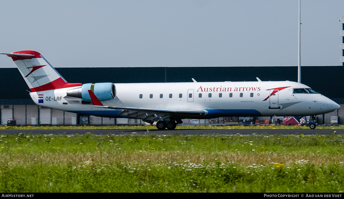 Aircraft Photo of OE-LRF | Canadair CRJ-100LR (CL-600-2B19) | Austrian Arrows | AirHistory.net #70468