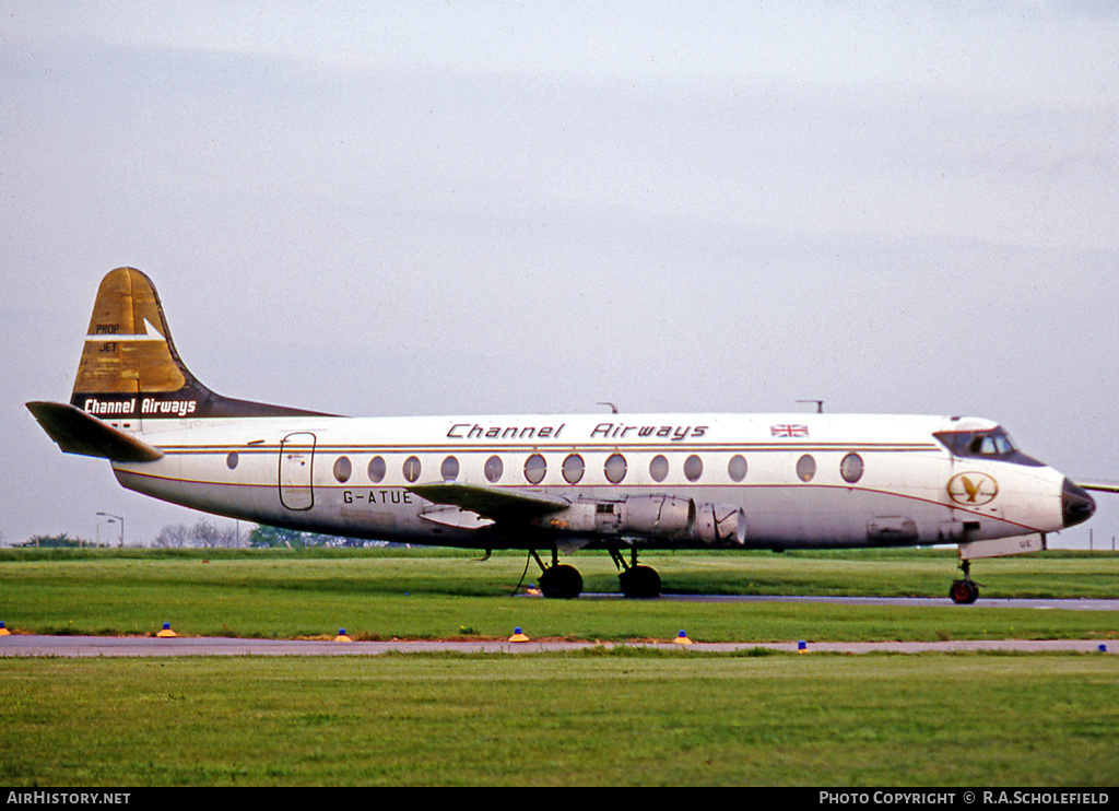 Aircraft Photo of G-ATUE | Vickers 812 Viscount | Channel Airways | AirHistory.net #70490