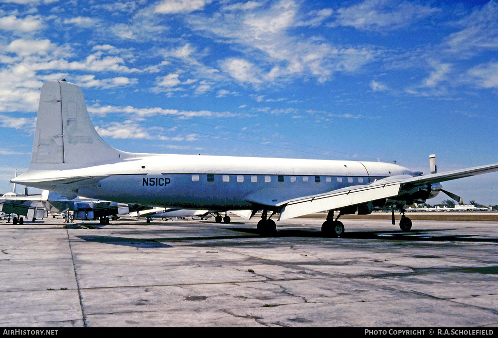 Aircraft Photo of N51CP | Douglas C-118A Liftmaster | Ligon Air | AirHistory.net #70492