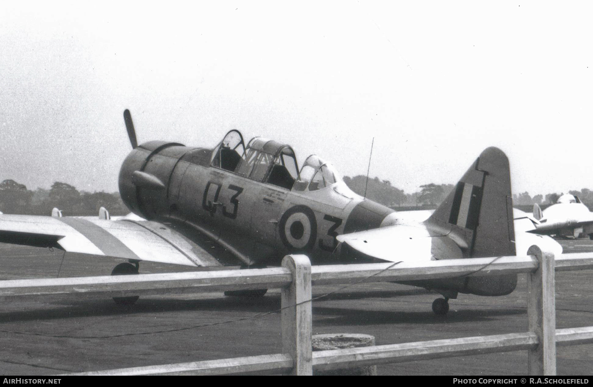 Aircraft Photo of KF383 | North American AT-16 Harvard IIB | UK - Air Force | AirHistory.net #70496