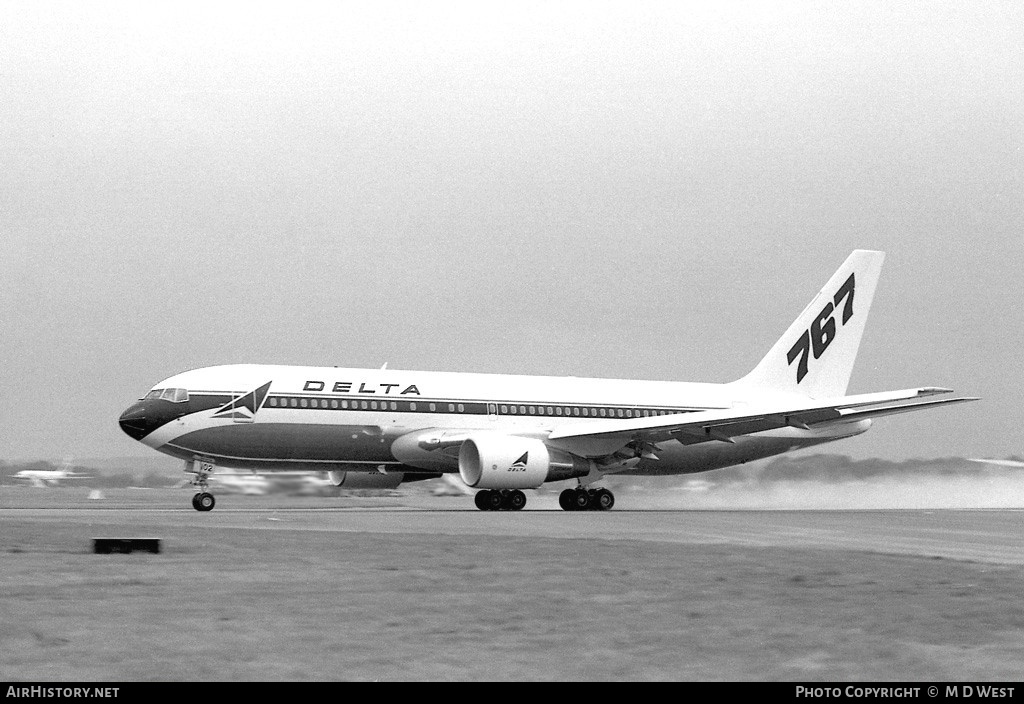 Aircraft Photo of N102DA | Boeing 767-232 | Delta Air Lines | AirHistory.net #70529