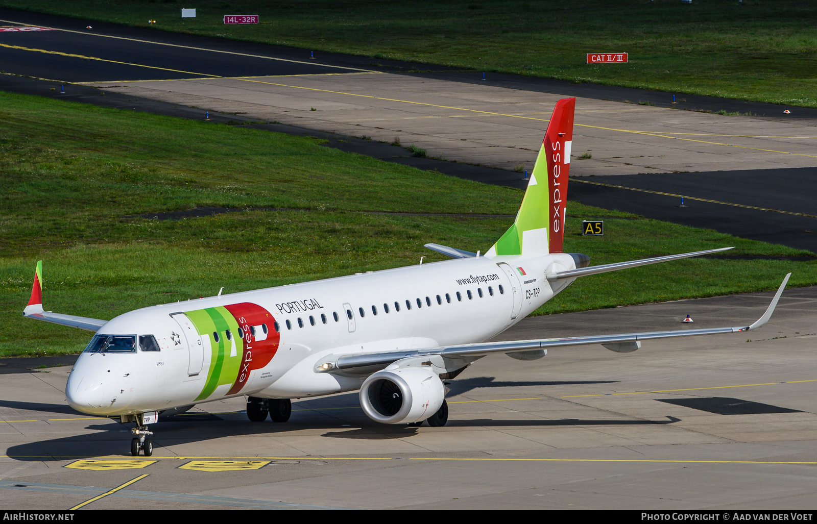 Aircraft Photo of CS-TPP | Embraer 190LR (ERJ-190-100LR) | TAP Portugal Express | AirHistory.net #70534