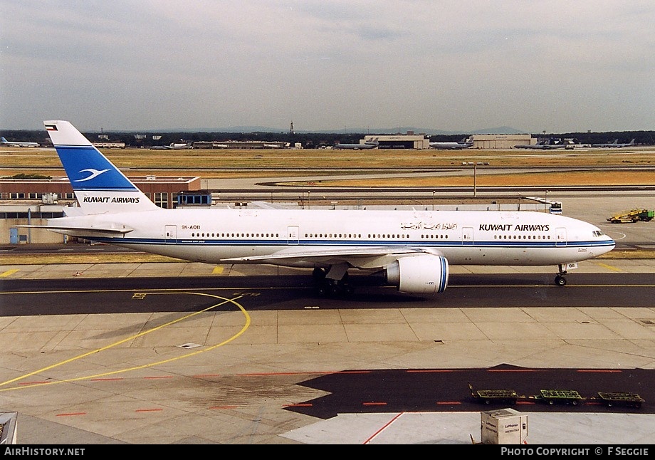 Aircraft Photo of 9K-AOB | Boeing 777-269/ER | Kuwait Airways | AirHistory.net #70583