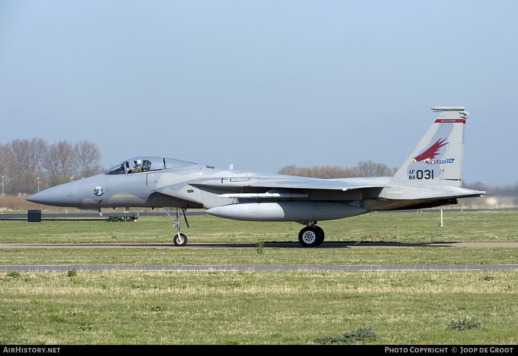 Aircraft Photo of 84-0031 / AF84-031 | McDonnell Douglas F-15C Eagle | USA - Air Force | AirHistory.net #70584