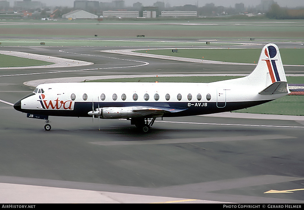 Aircraft Photo of G-AVJB | Vickers 815 Viscount | Intra Airways | AirHistory.net #70605