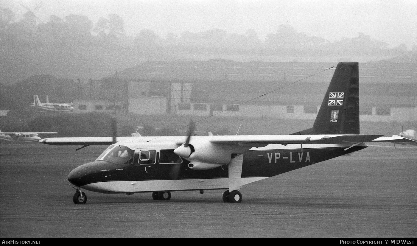Aircraft Photo of VP-LVA | Britten-Norman BN-2A-8 Islander | AirHistory.net #70606