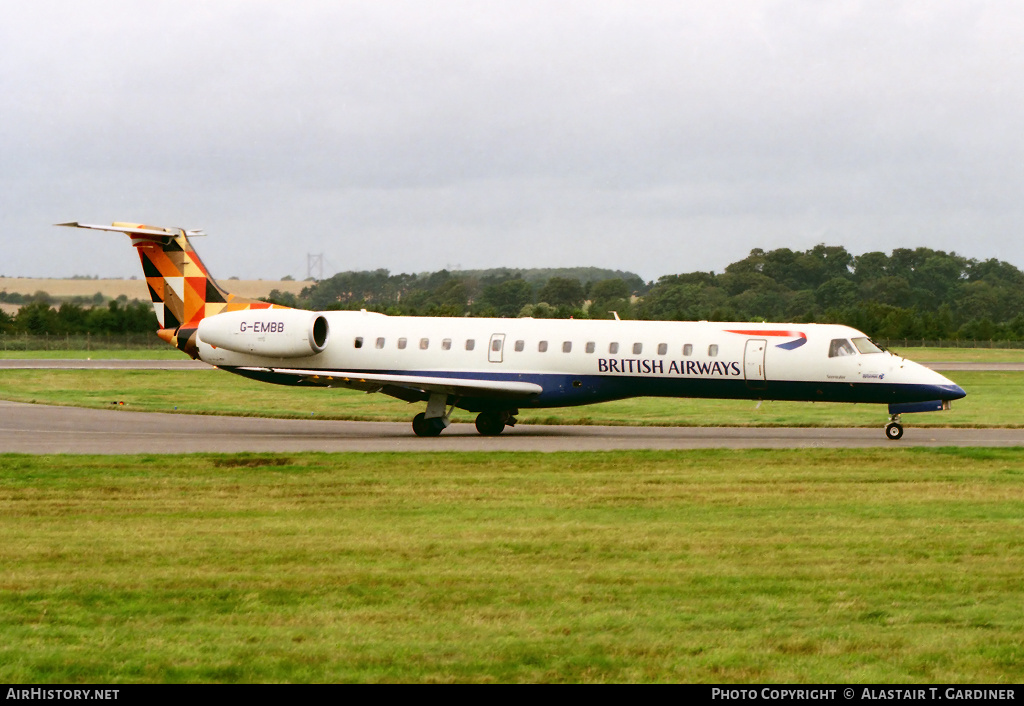 Aircraft Photo of G-EMBB | Embraer ERJ-145EU (EMB-145EU) | British Airways | AirHistory.net #70631